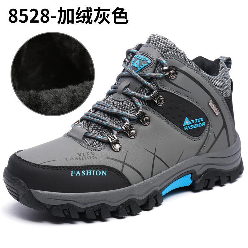 Autumn Outdoor High-Top Sneaker High-Top Cotton Hiking Shoes Couple Sneaker Hiking Shoes Casual Shoes - Image 4